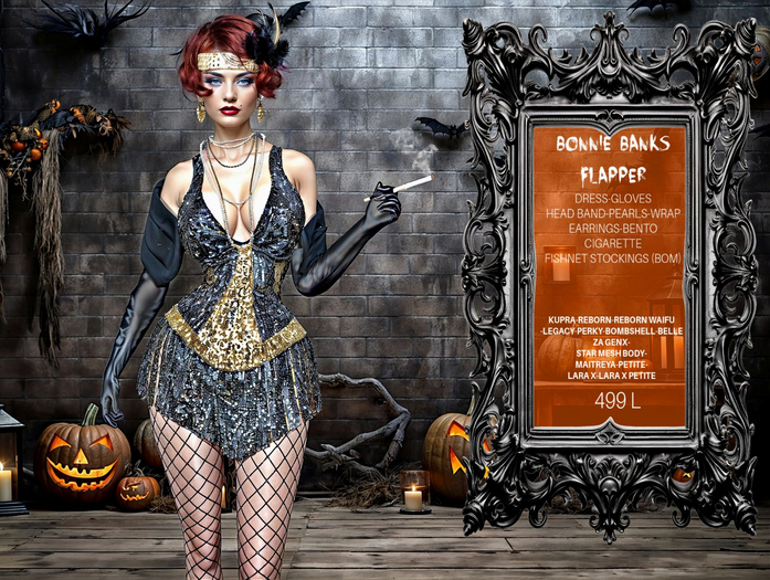 ❤️, Bonnie Banks, Roaring Twenty's, 20`s, Flapper costume Set, all inc