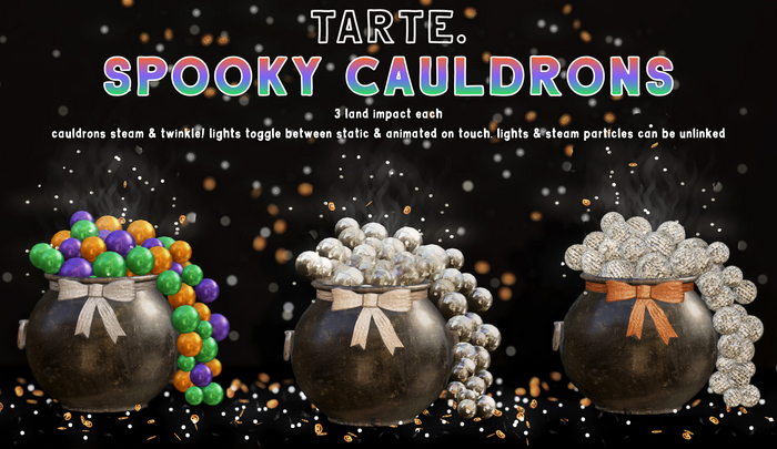 tarte. spooky cauldrons - FULL SET