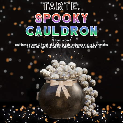 tarte. spooky cauldron (crystal clear)