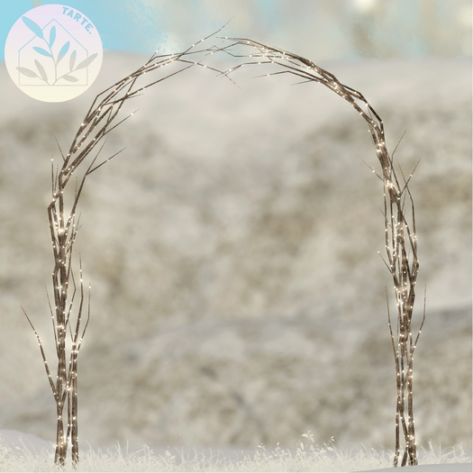 tarte. winter branch arch (chestnut)