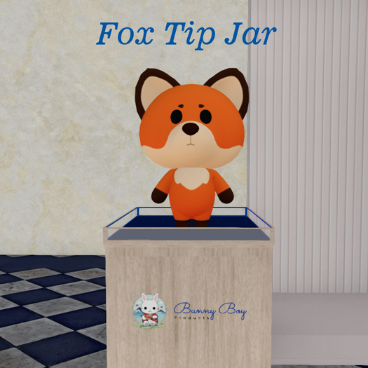 BB Cute Fox Tip Jar