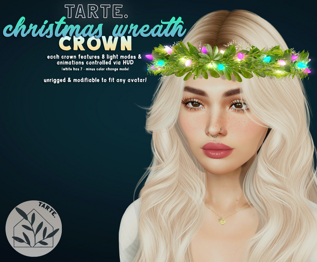 tarte. christmas wreath crown (pastel)