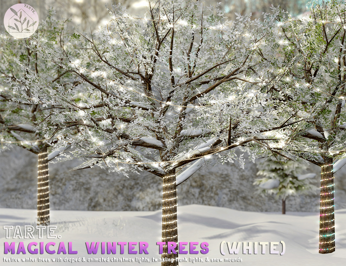 tarte. magical winter tree (white bulbs)