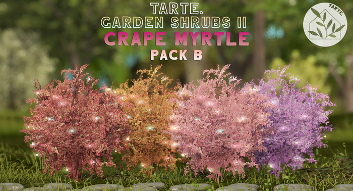 tarte. crape myrtle shrub (pack B)