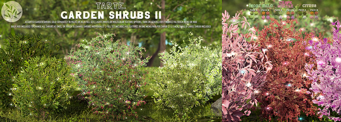 tarte. garden shrubs II - FULL SET
