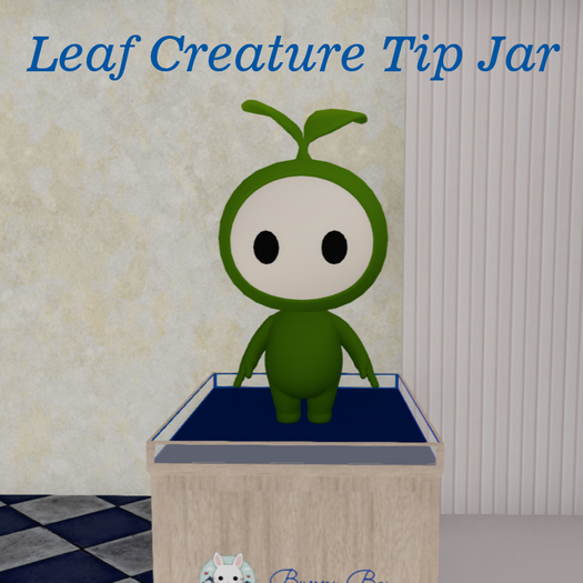 BB Cute Leaf Creature Tip Jar