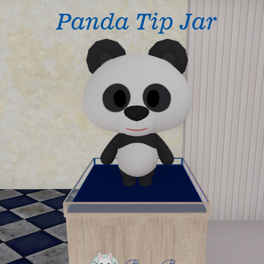 BB Cute Panda Tip Jar