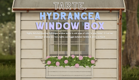 Second Life Marketplace - tarte. hydrangea window box - FULL SET