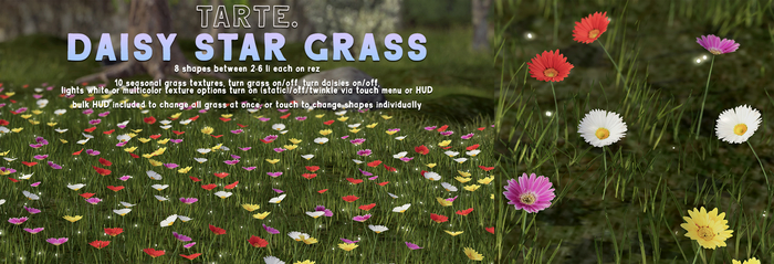 tarte. daisy star grass