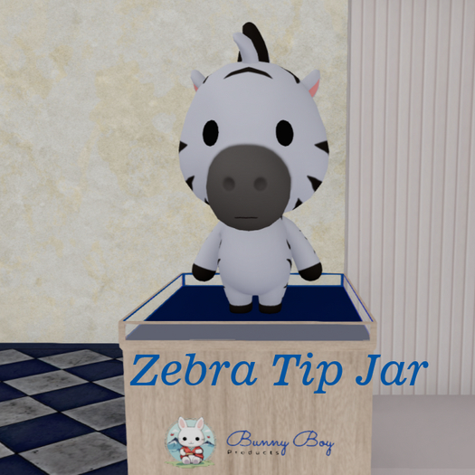 BB Cute Zebra Tip Jar