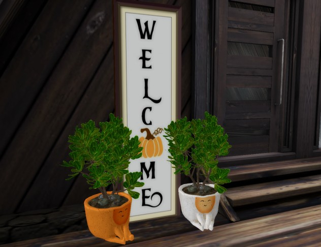 [AE] Home & Garden - Welcome Happy Porch Plant Set