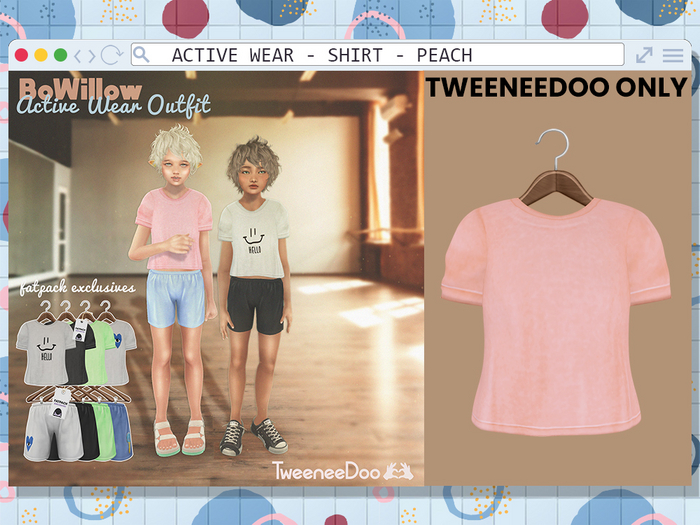 BoWillow - Active - Shirt PEACH