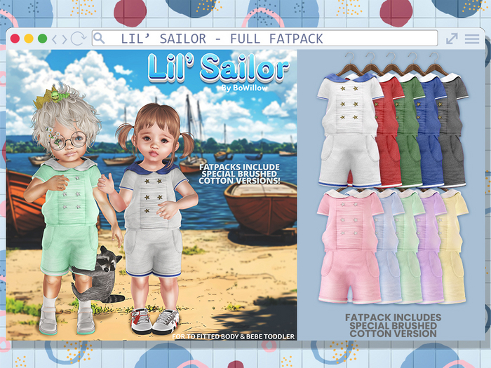 :BoWillow: Lil' Sailor FATPACK