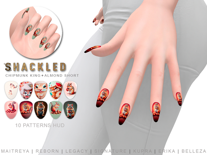 SHACKLED - Chipmunk King [Almond Short]