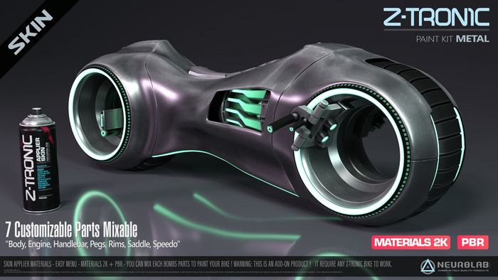 Z-TRONIC SKIN APPLIER (METAL + PBR) [NeurolaB Inc.]