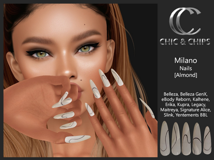 *C&C* Nails Milano [Almond]