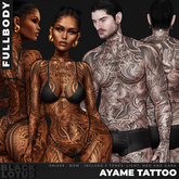 [BL] Ayame tattoo unisex // fullbody