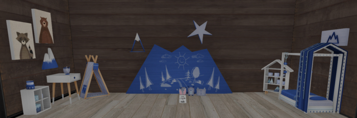 Stuffie-Camp Time Bedroom Set