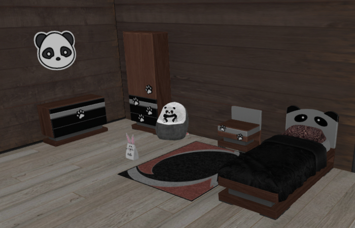 ~Stuffie~ Panda Bedroom Set