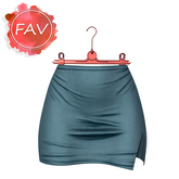Teal Kelly Skirt Kupra