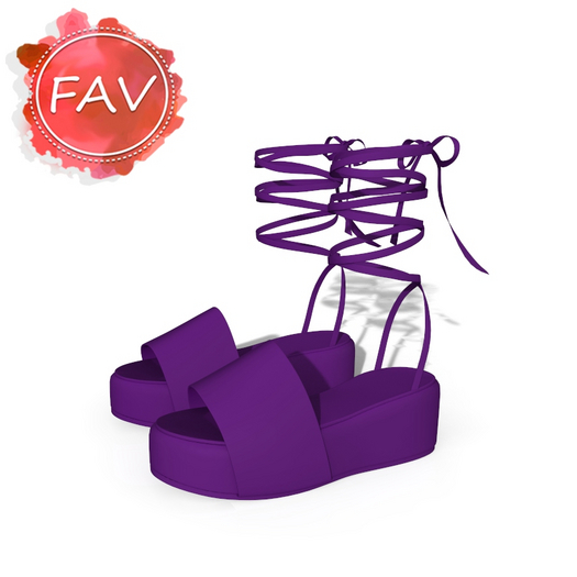 Violet Tied Sandals REBORN