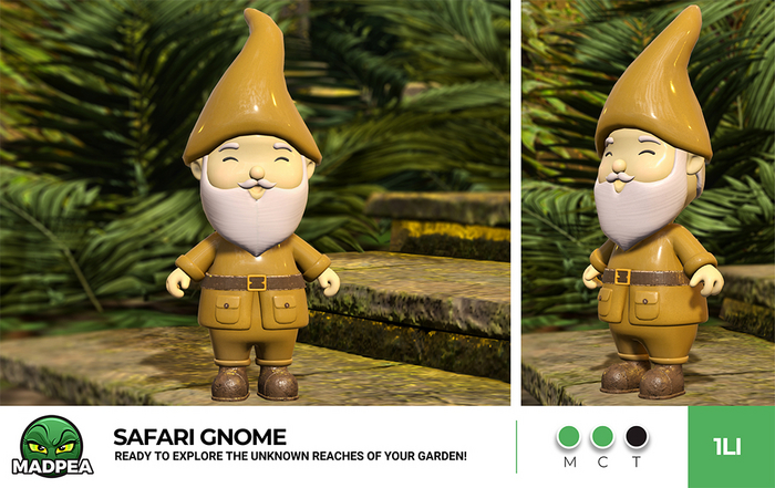MadPea Safari Gnome