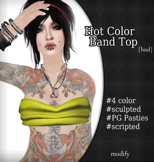 Hot Sculpted Band Top :4 Color: BND Special Offert