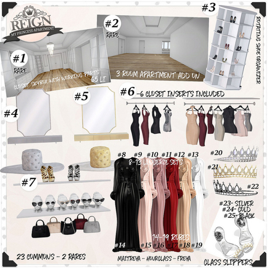 REIGN.- PRINCESS VANITY (GOLD) #5