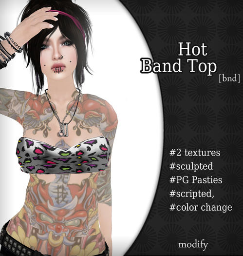 Hot Sculpted Band Top :texture change: BND Special Offert