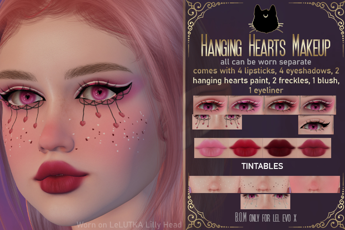 *K* Hanging Hearts - makeup