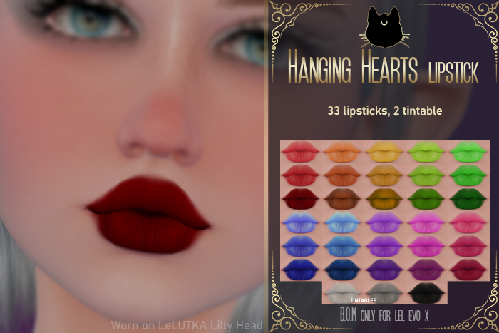 *K* Hanging Hearts -Lipstick