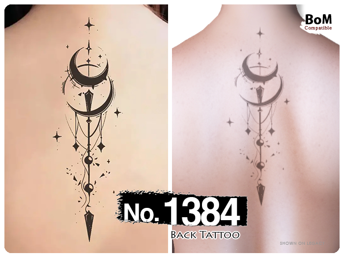 (Back Tattoo) No.1384