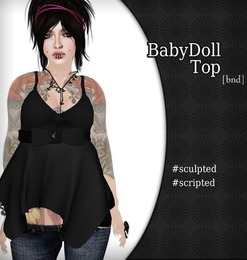 BabyDoll Sculpted Top BND