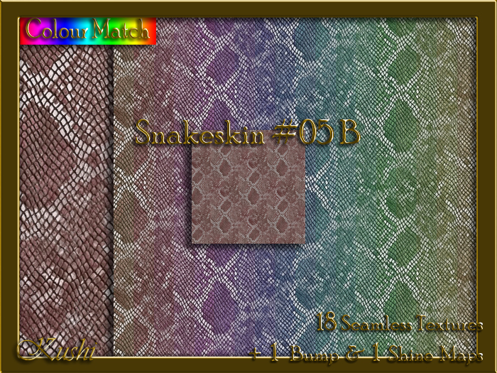 Snakeskin #05 B Seamless Texture Pack