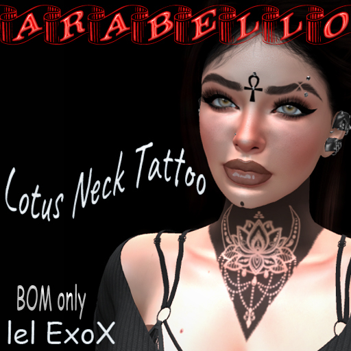 .:Arabello:. Lotus Neck tattoo