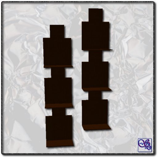Decorative Shelving Dark Box