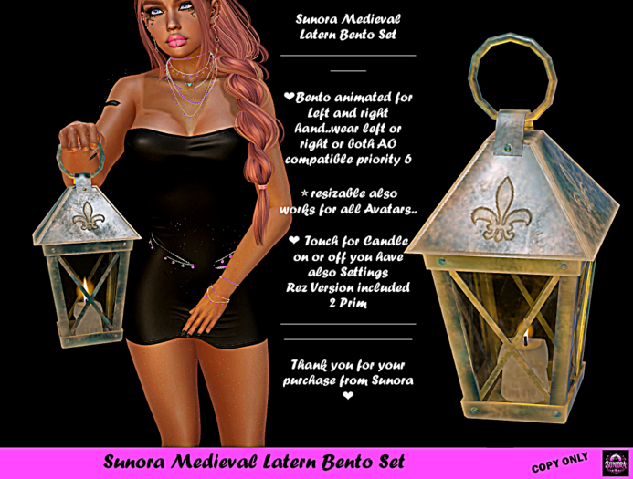 Sunora Medieval Latern Bento Set