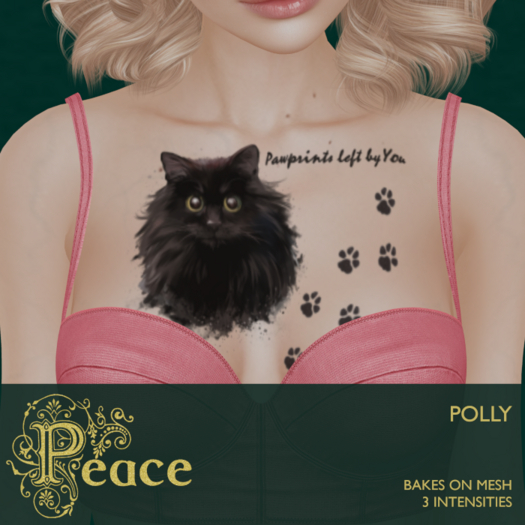 PEACE - Polly Tattoo