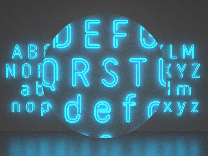 Neon Font Full Permission