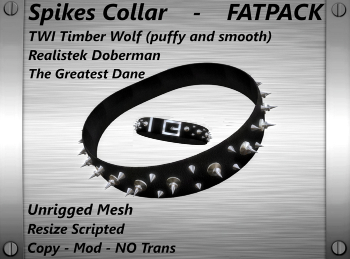 Spikes Collar FATPACK
