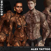 [BL] Alex tattoo unisex // bottom