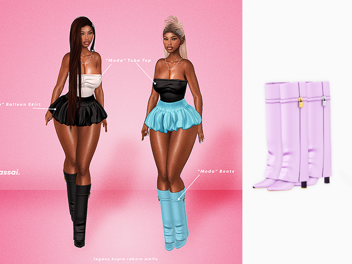 [CASSAI] Moda Boots - Lilac