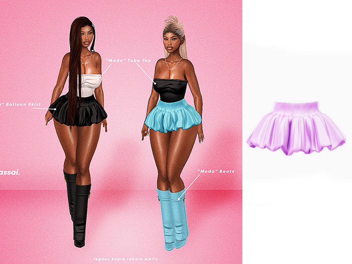 [CASSAI] Moda Skirt - Lilac