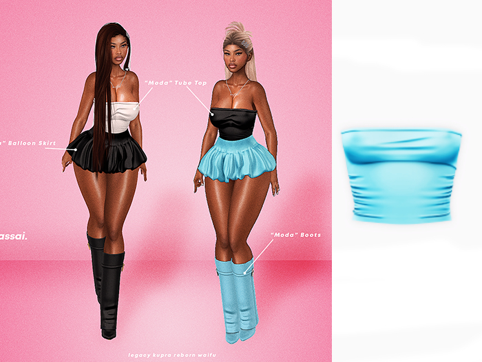 [CASSAI] Moda Top - Azure
