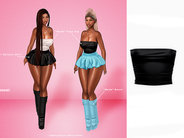 [CASSAI] Moda Top - Ink