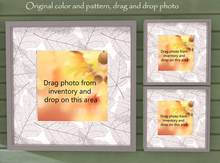 Imagine That ~ Picture Frame for Photo & Art ~ Home Decor for Autumn ~ Leaf Motif