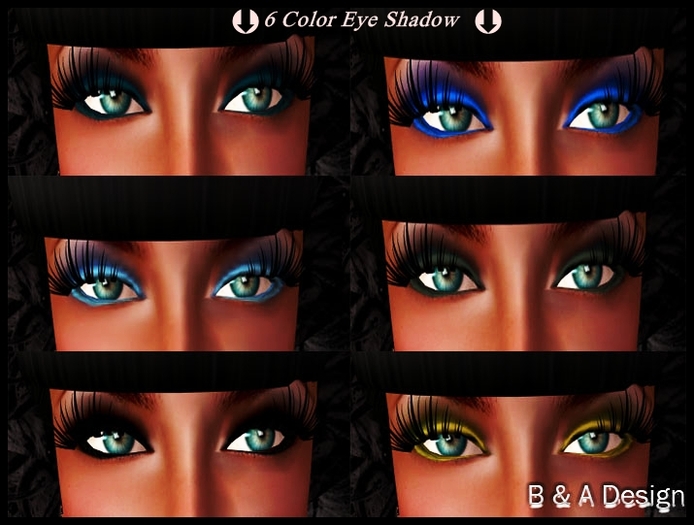 Hunters 6 Color Eye Shadow
