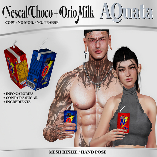 AQuata - Nescal Choco + Orio Milk