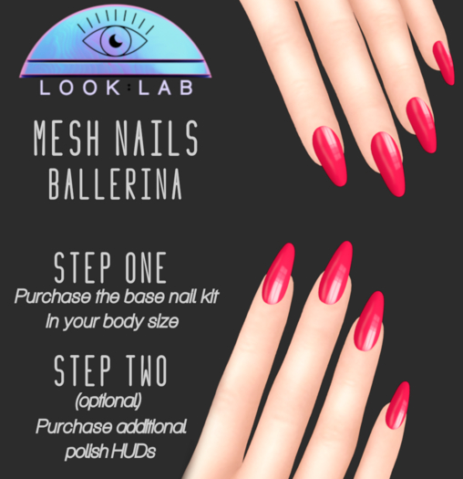 LOOK:LAB [boxed] Ballerina Nails - KUPRA