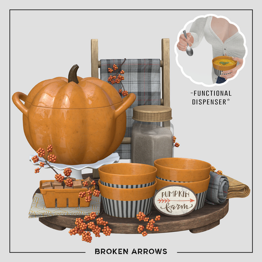 BROKEN ARROWS - Autumn Tray - Orange